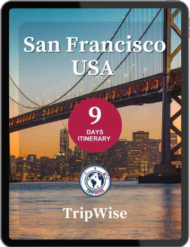 Golden Gate Bridge with fog at sunrise, 9-day San Francisco itinerary with hidden gems