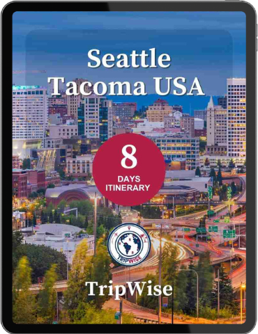 Mount Rainier reflected in alpine lake, 8-day Washington State road trip itinerary